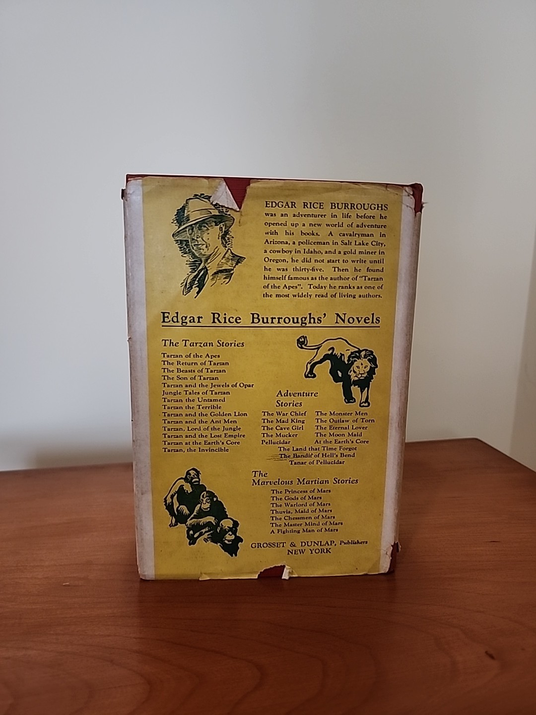 Apache Devil By Edgar Rice Burroughs, 1933 First Edition W/DJ, Glossy Internals!