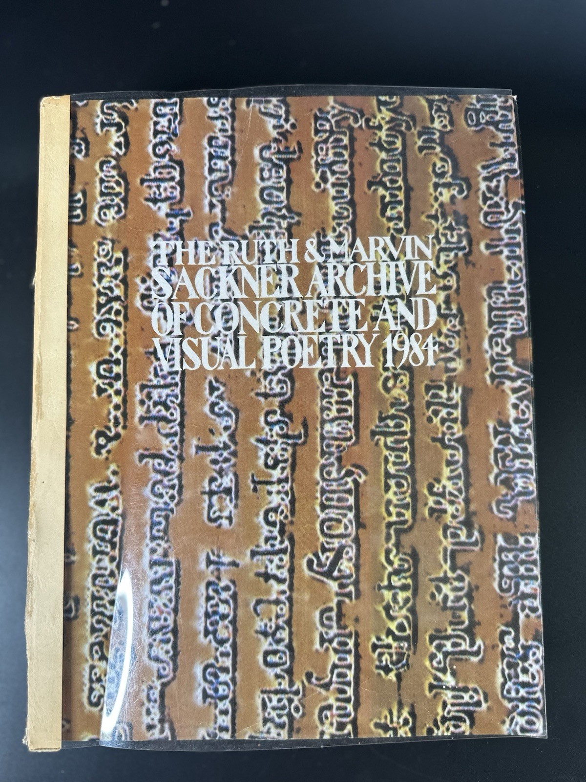 Ruth & Marvin Sackner Archive of Concrete & Visual Poetry SIGNED Marvin Sackner