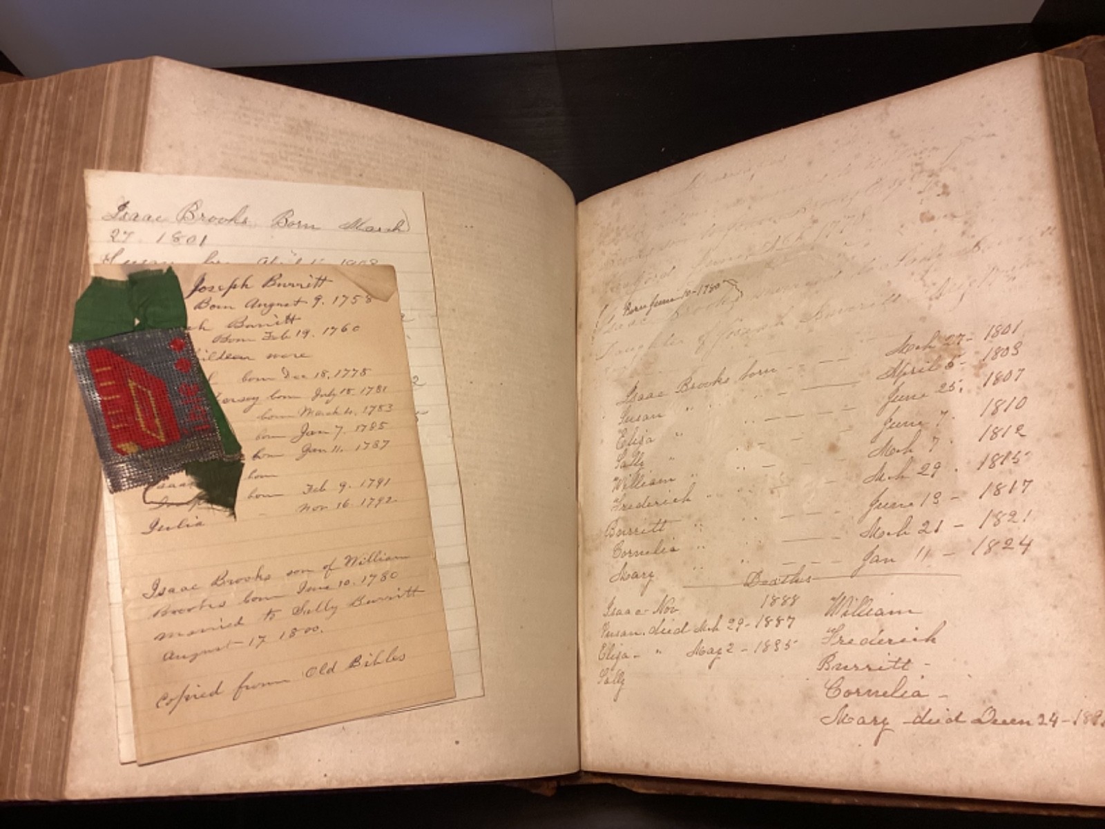 1841 H. & E. Phinney Cooperstown, NY Holy Bible – Brooks & Dickinson Genealogy