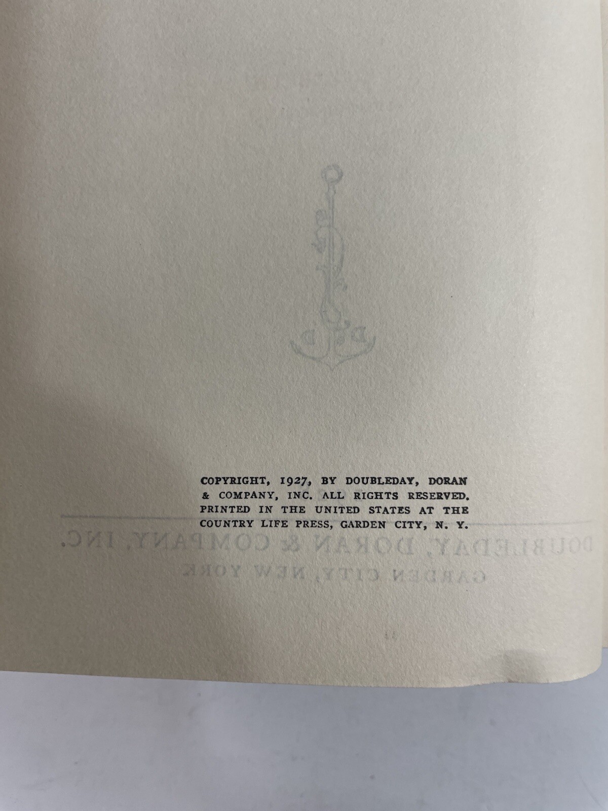 Wintersmoon Hugh Walpole c1927 Doubleday Doran and Company HC