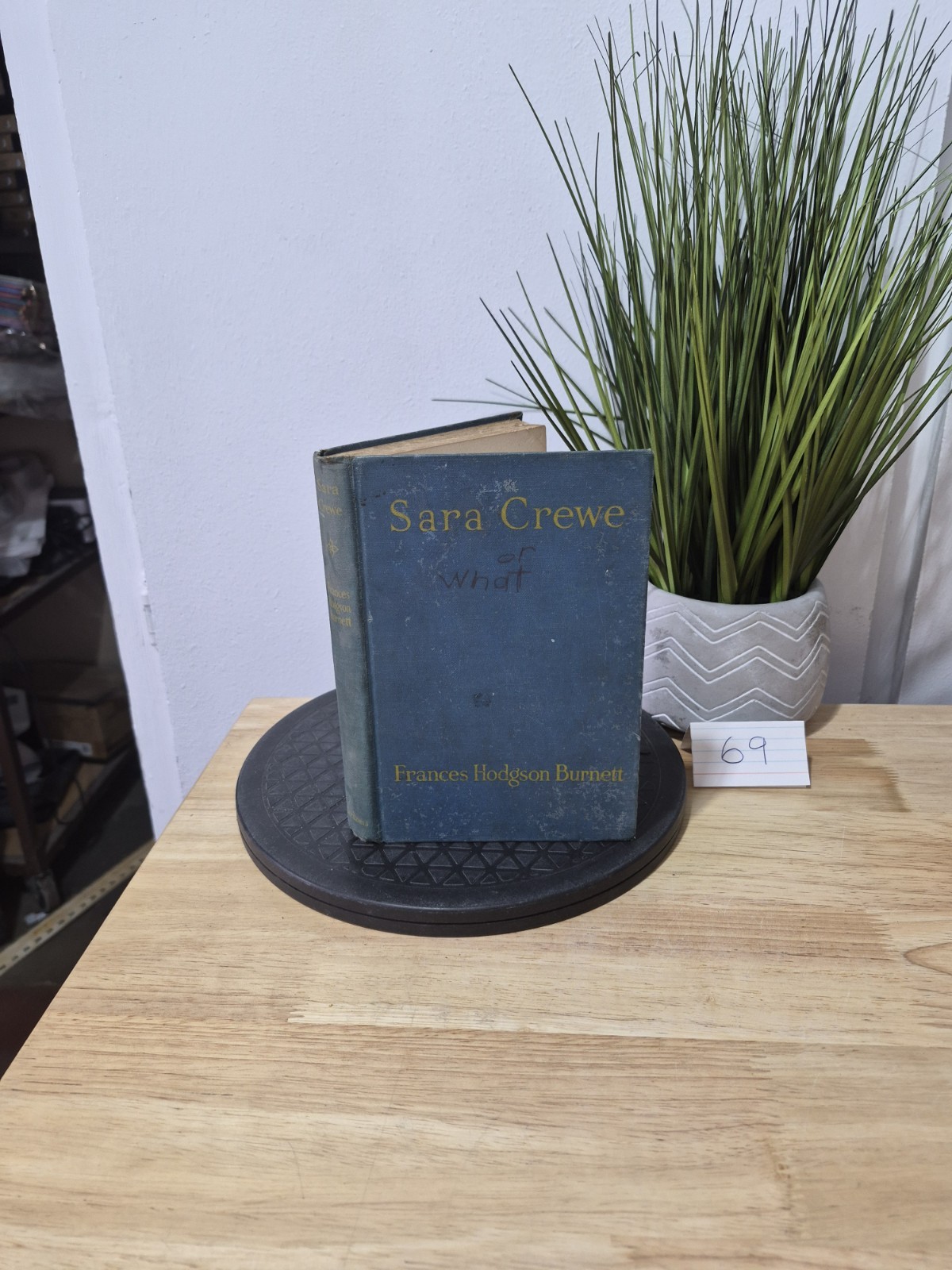 Sara Crewe Or What Happened To Miss Minchin’s By Frances Hodgson Burnett 1918