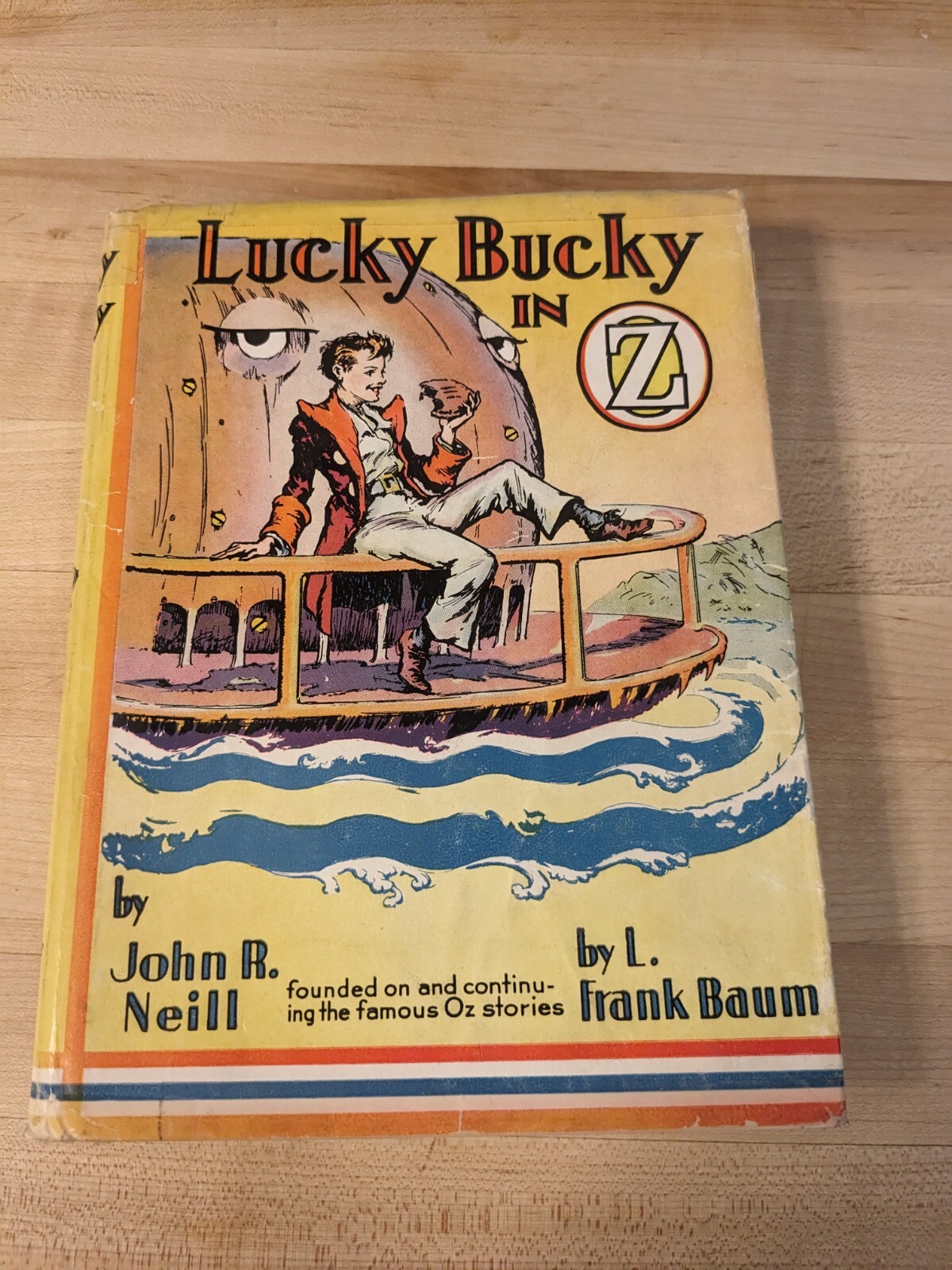Lucky Bucky in Oz FIRST EDITION 1942 Book by JR Neill & L Frank Baum VG