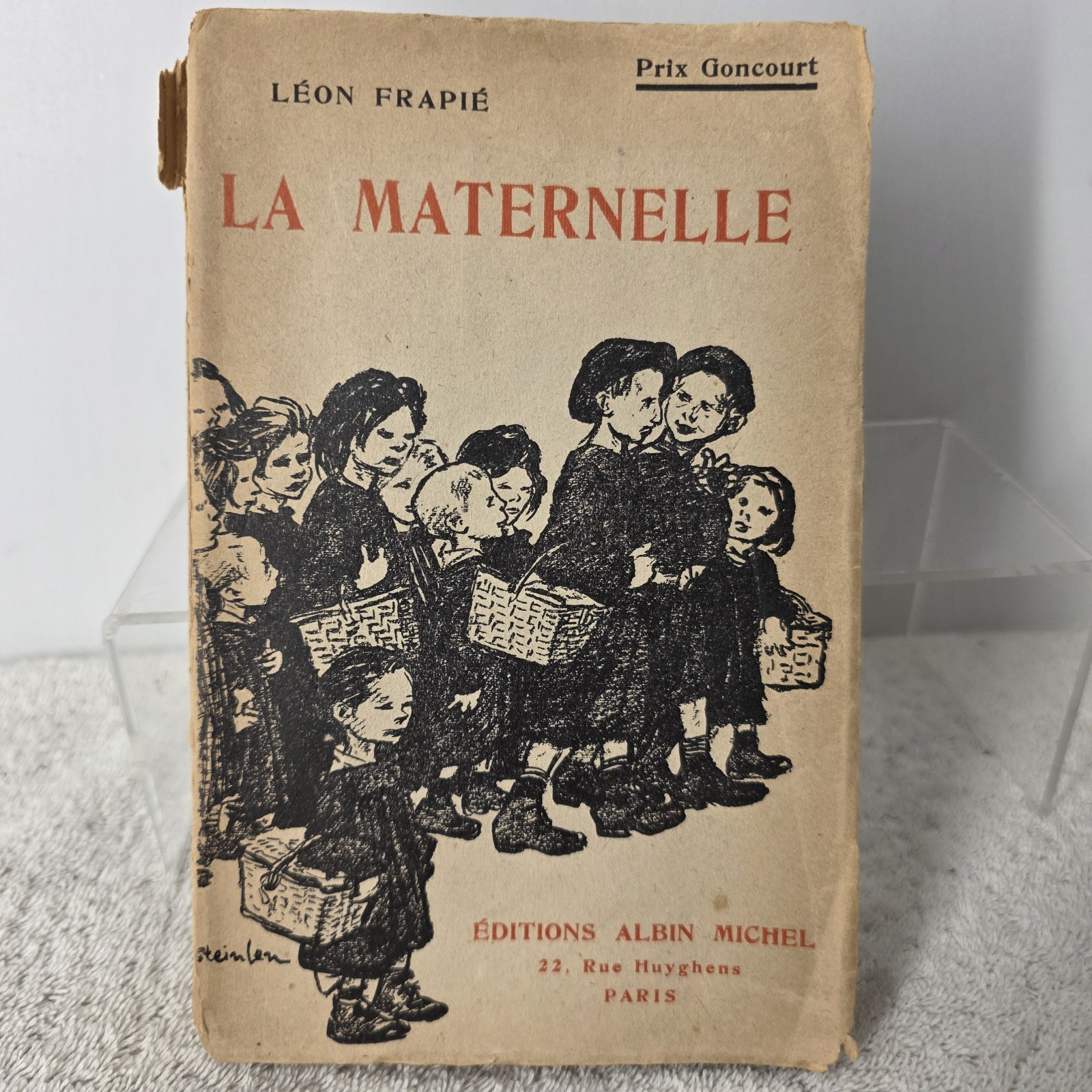 La Maternelle Léon Frapié 1908 Book In French – SHIPS FROM USA