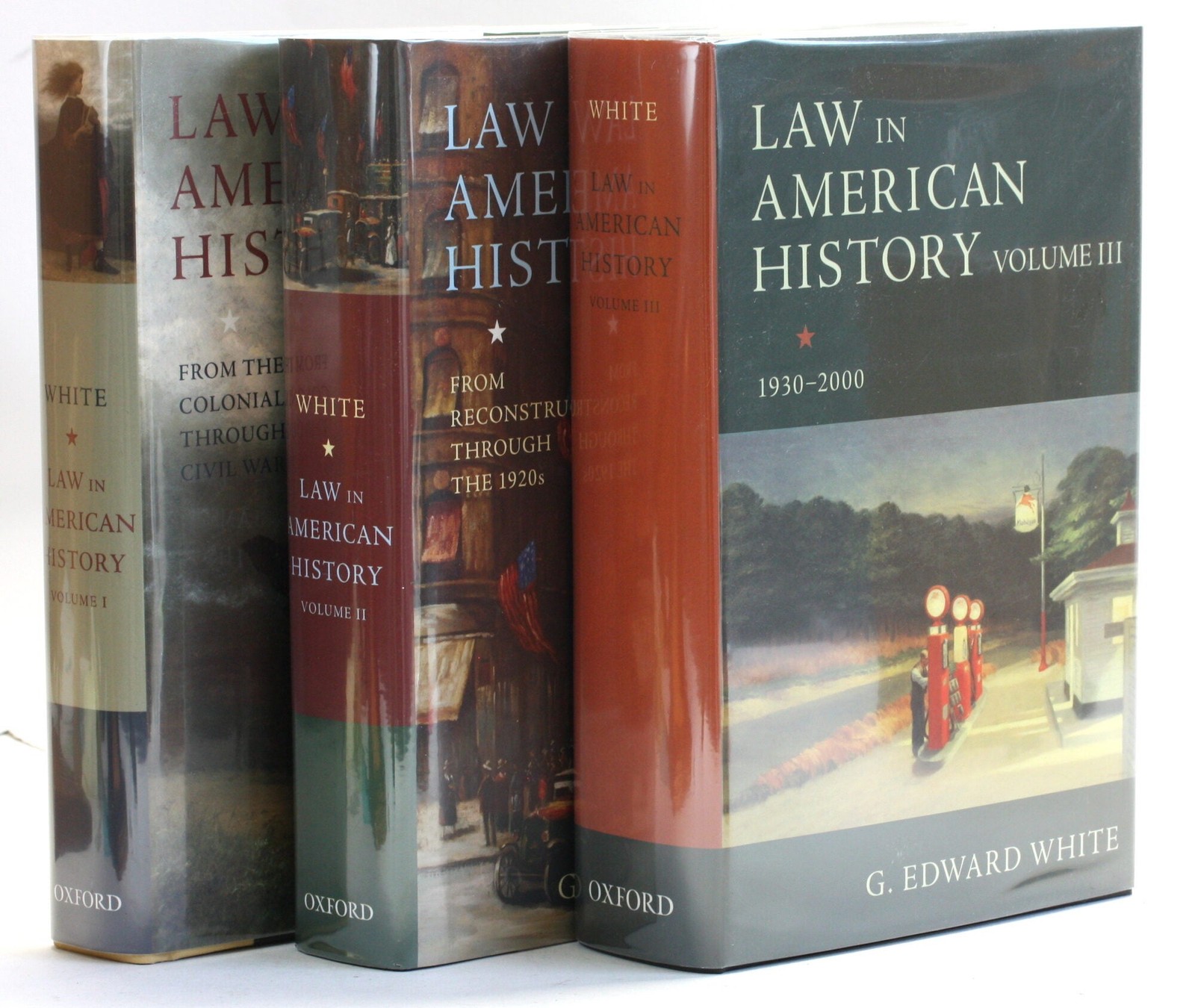 G Edward White / LAW IN AMERICAN HISTORY Volumes 1-3 From the Colonial Years