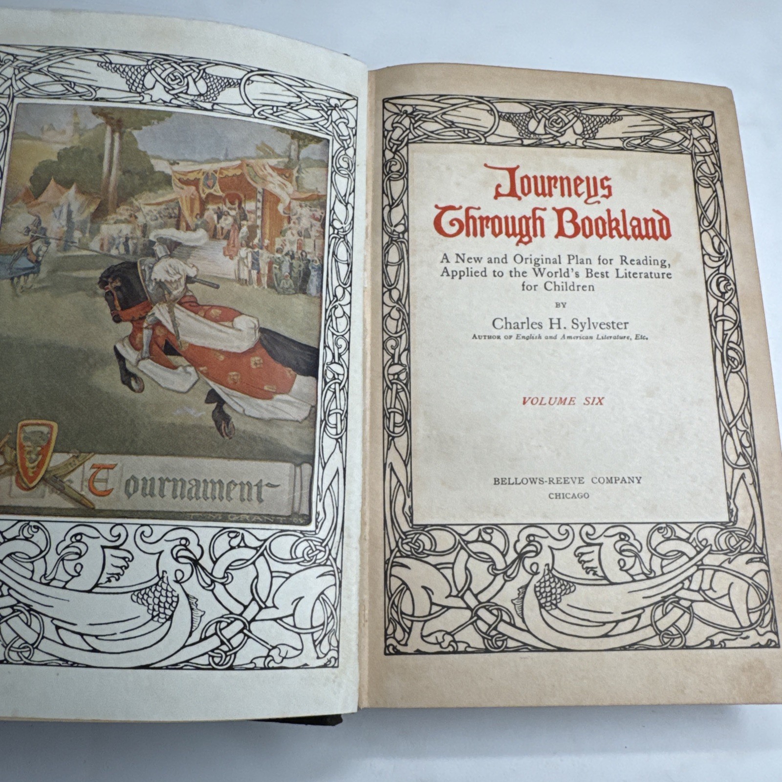 1909- Journeys Through Bookland – Volume 6 – Charles H. Sylvester Vintage