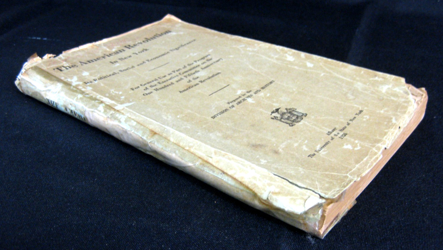 The American Revolution in New York~University of State of NY 1926 PB Scarce