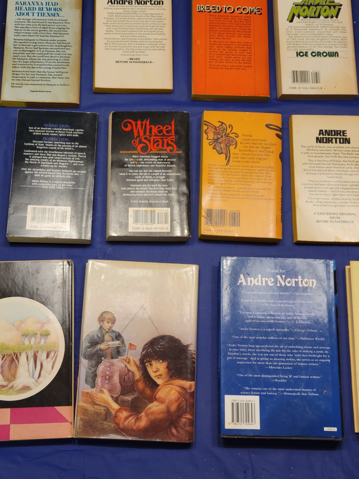 26 ANDRE NORTON Science Fiction SYFY Books Stand Alone Novel Book LOT PB & HB