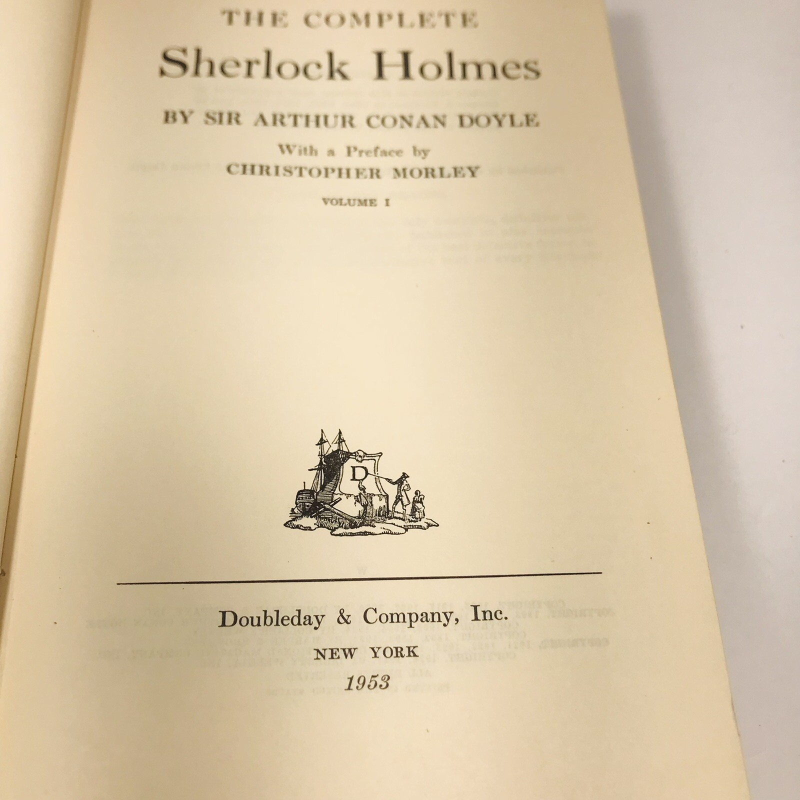 The Complete Sherlock Holmes by Sir Arthur Conan Doyle – 2 Volumes – (1953, HC)