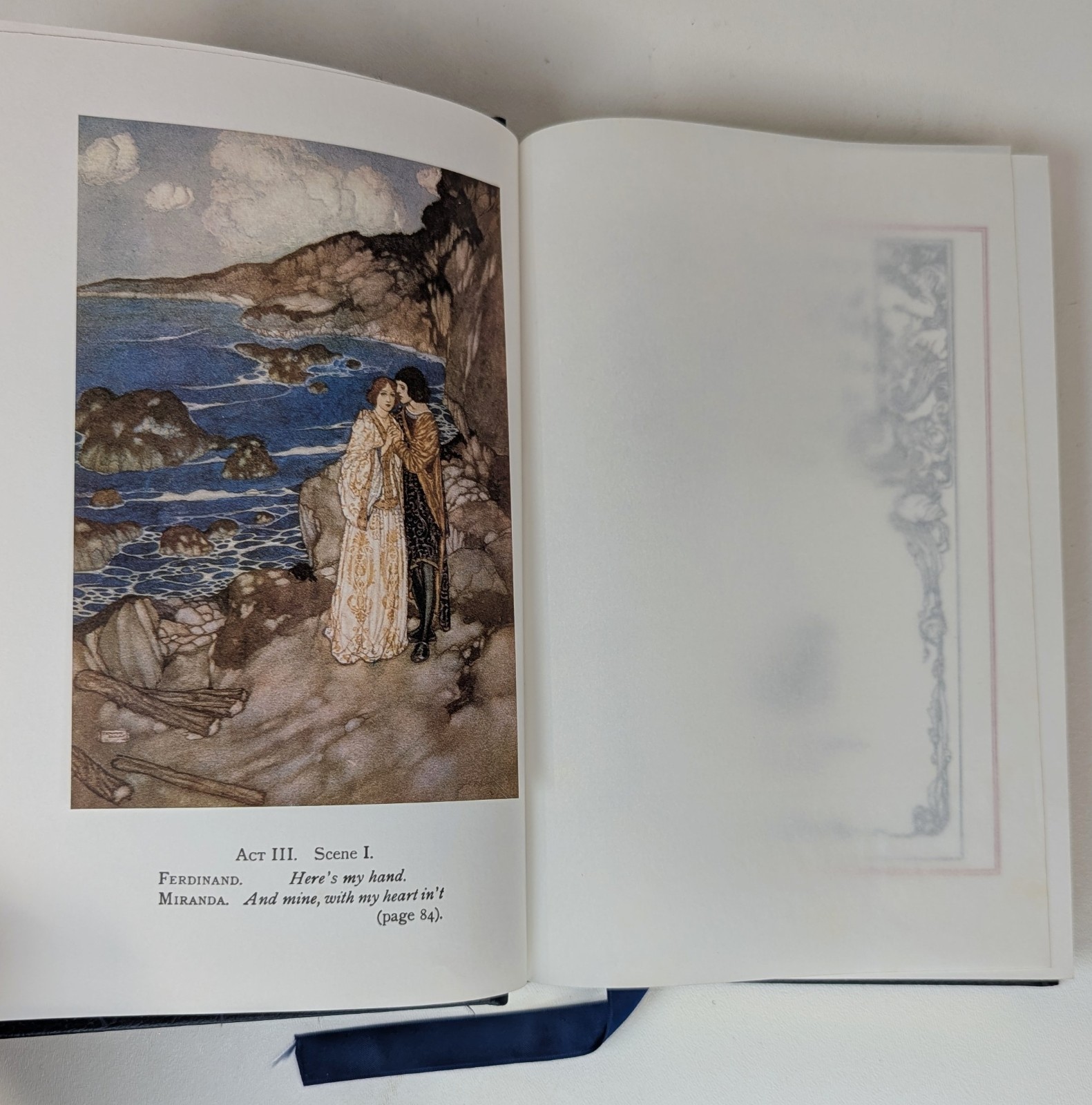 William Shakespeare’s Comedy The Tempest, Edmund Dulac, 1982 Hodder & Stoughton