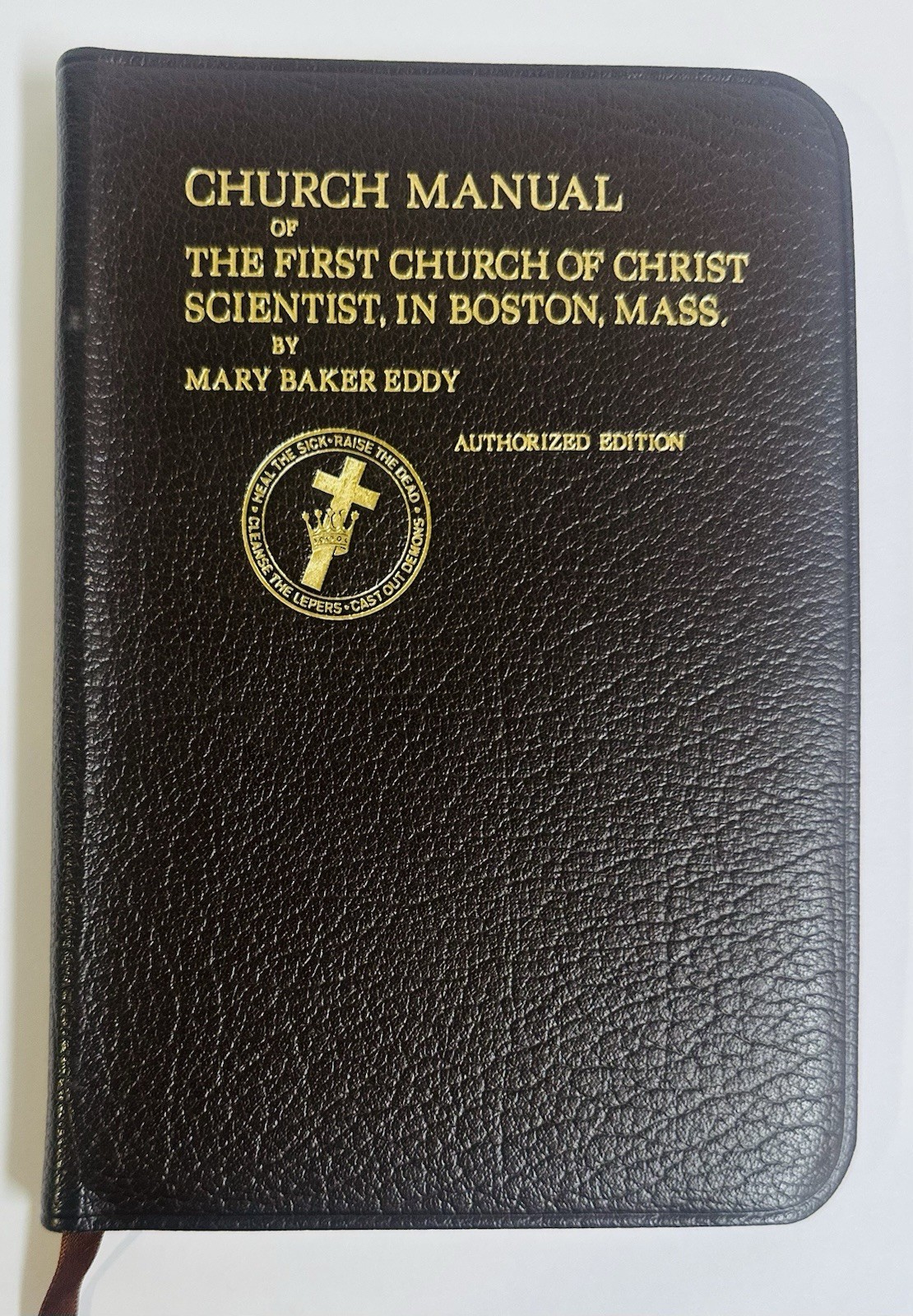 1936 Church Manual Of The First Church of Christ Scientist Mary Baker Eddy 89th