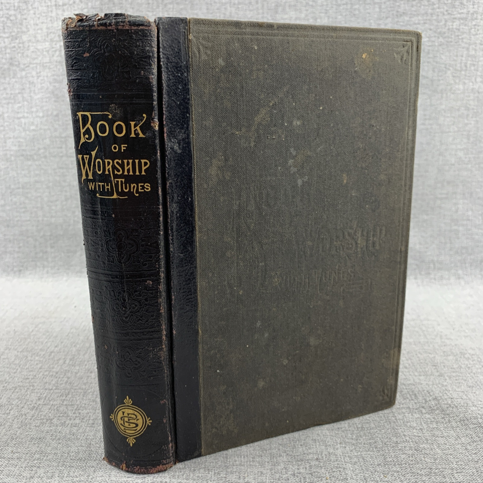 Book of Worship w/ Hymns by General Synod Evangelical Lutheran Church – 1880 HC