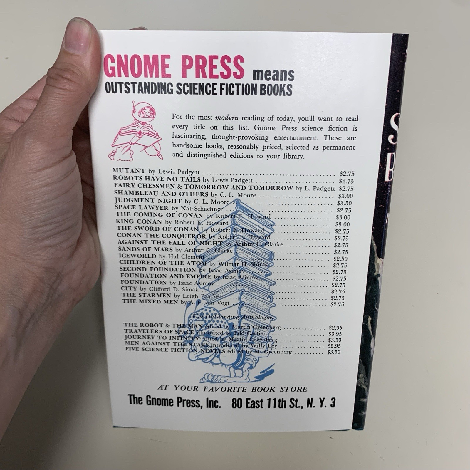 Shambleau & Others C. L. Moore Sci-Fi Gnome Press HC Slip First Edition Library
