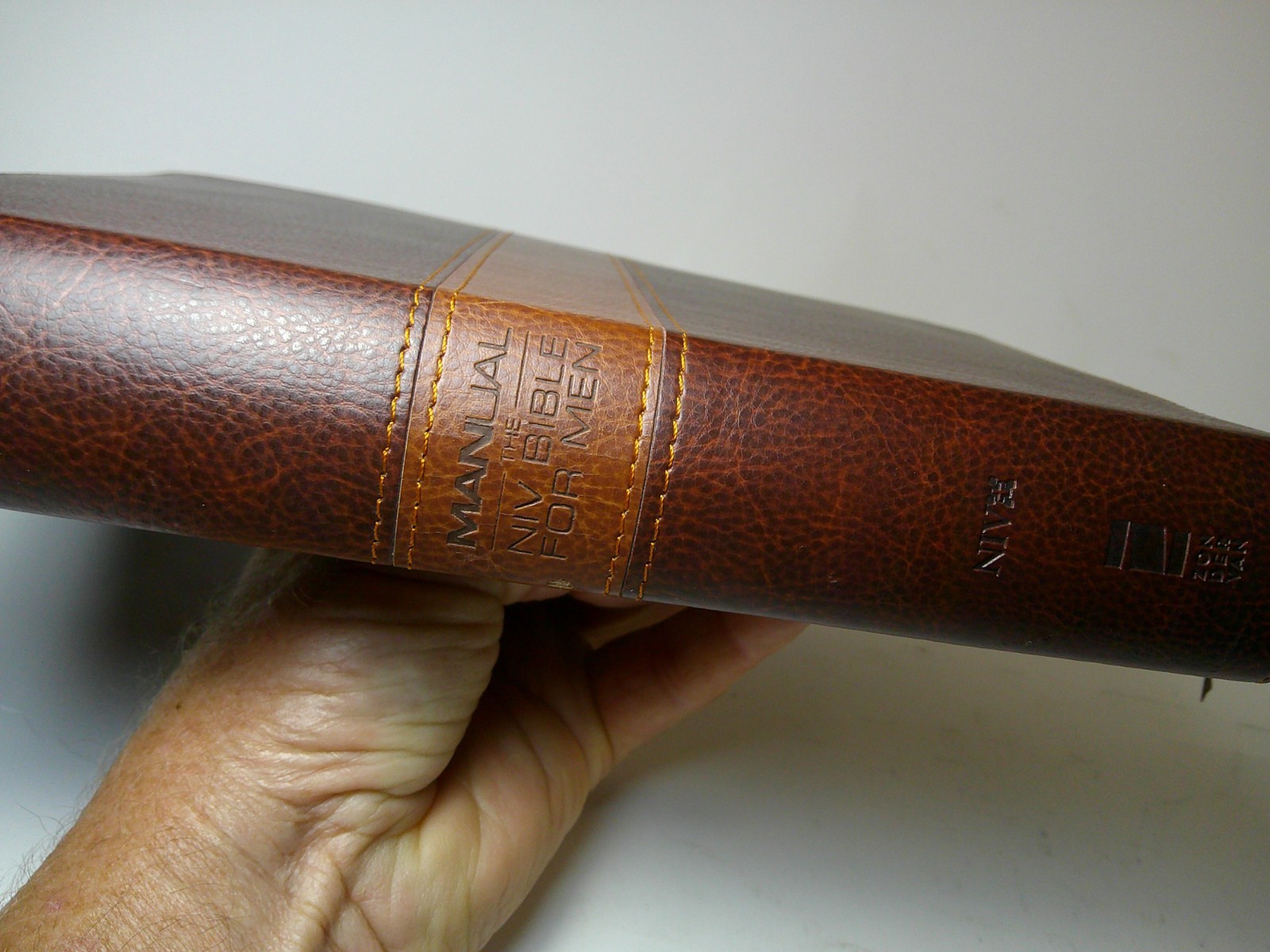 MANUAL NIV BIBLE FOR MEN ZONDERVAN ITALIAN DUO-TONE