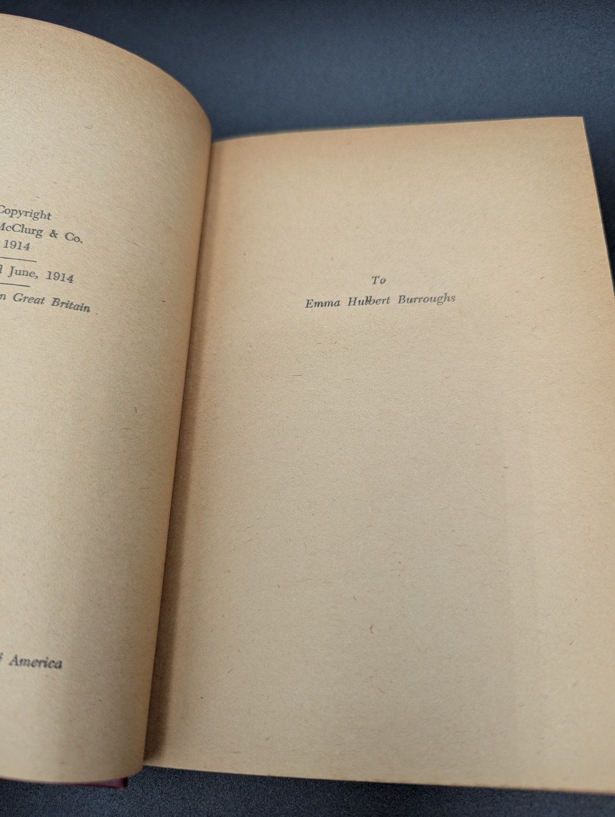 Tarzan of the Apes Edgar Rice Burroughs Book 1914 Grosset & Dunlap Red Hardback