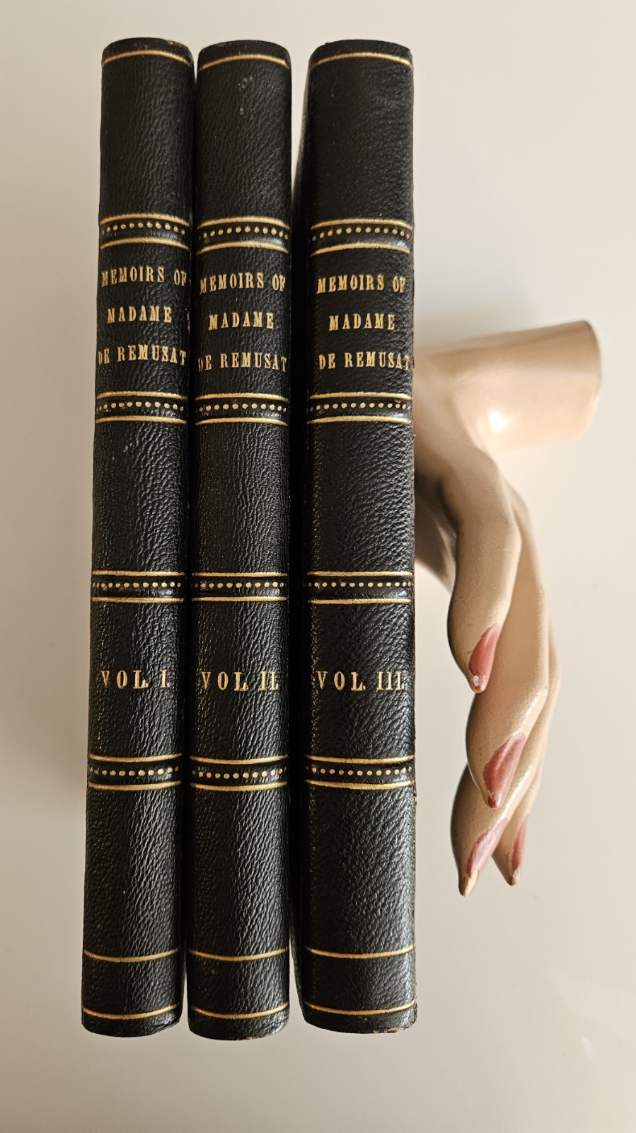 1880 Memoirs of Madame de Rémusat 3-Volume First American Edition Napoleon