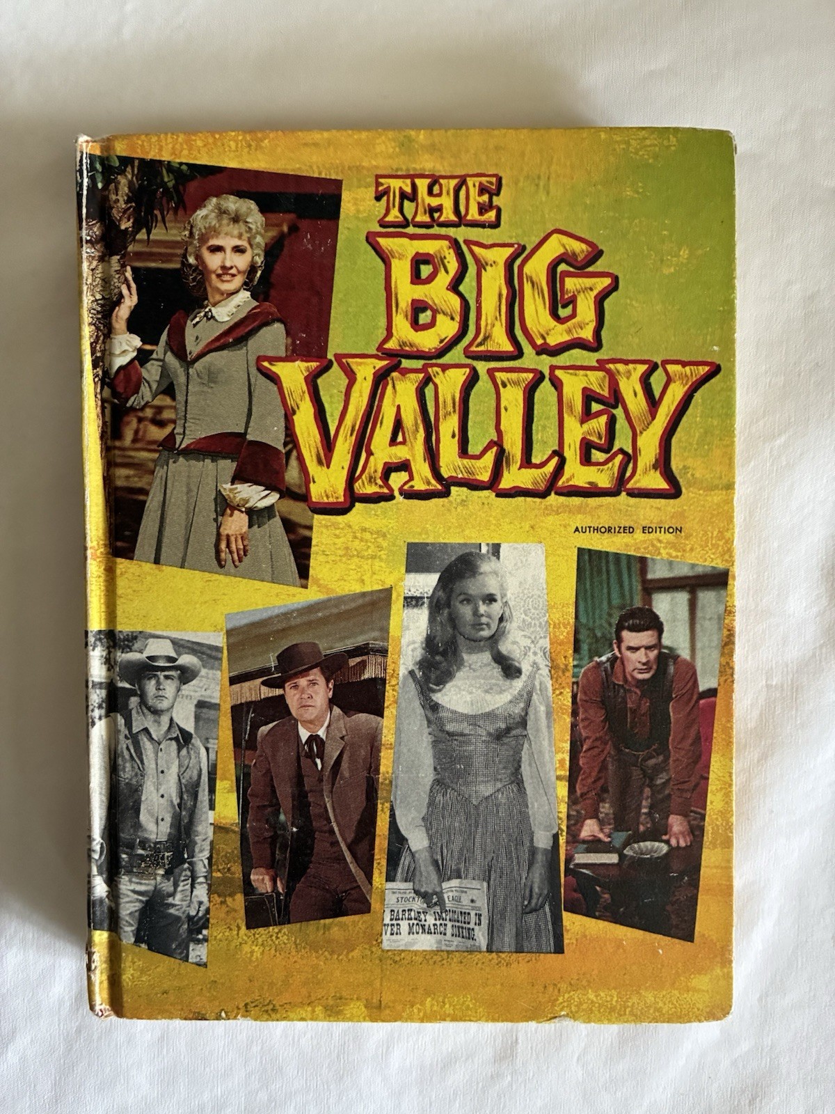 The Big Valley Hardcover Book by Charles Heckelmann Authorized Edition 1966