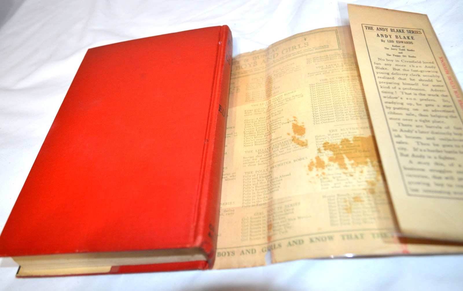 LEO EDWARDS, ANDY BLAKE Comet Coaster c)1928 – Dust Cover