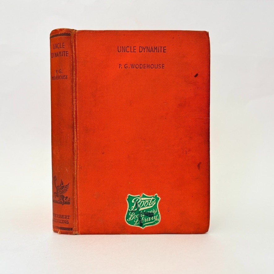 Uncle Dynamite P. G. Wodehouse 1948 First Printing Herbert Jenkins