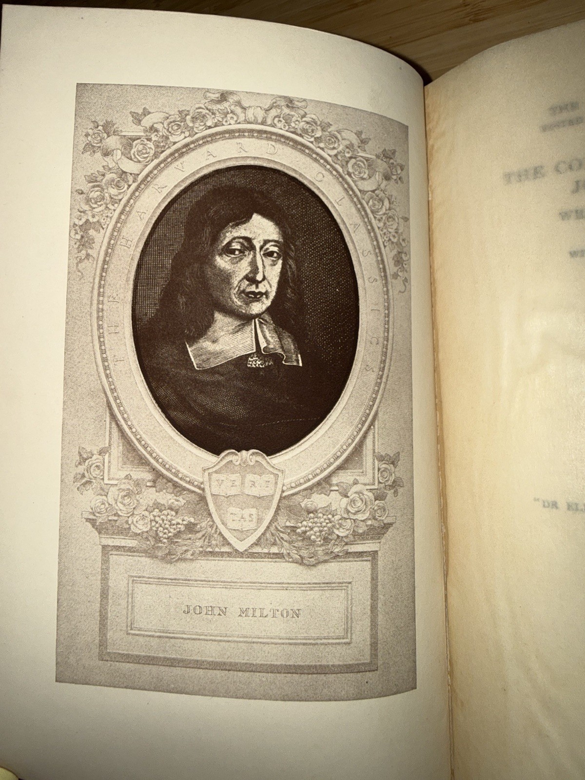 John Milton Complete Poems 1909 P.F. Collier New York Illustrated HC English