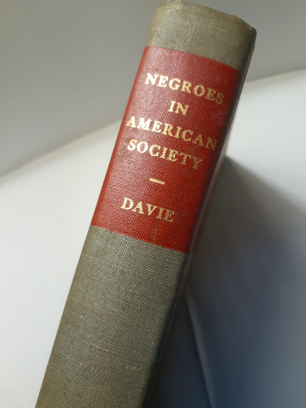 Negroes In American Society – Maurice R. Davie – McGraw Hill 1949 [HARDCOVER]