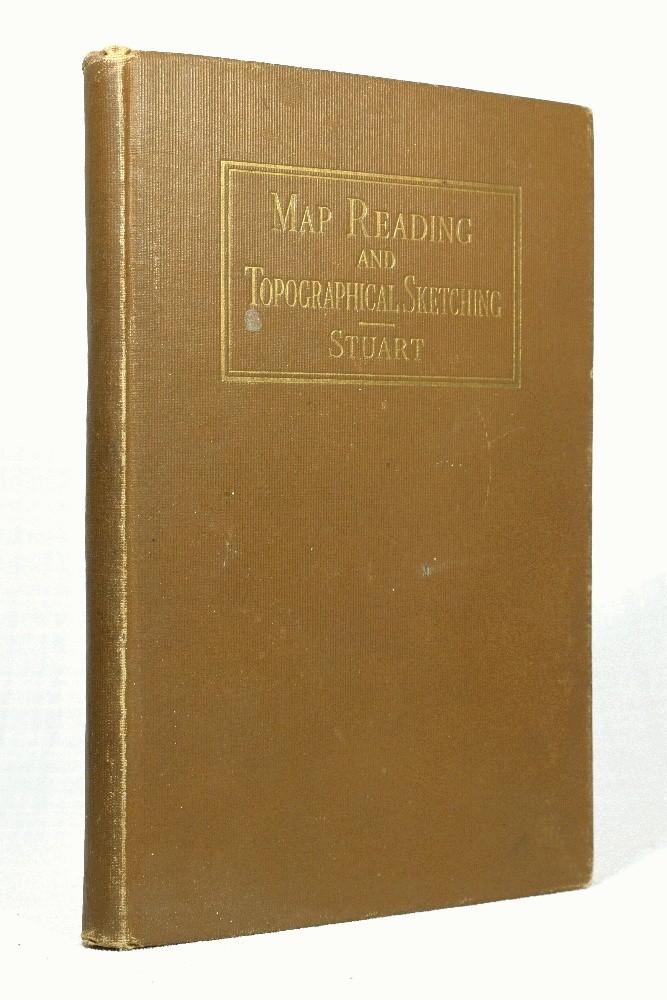 Map Reading And Topographical Sketching by Edwin R. Stuart 1918 HC 1st Ed