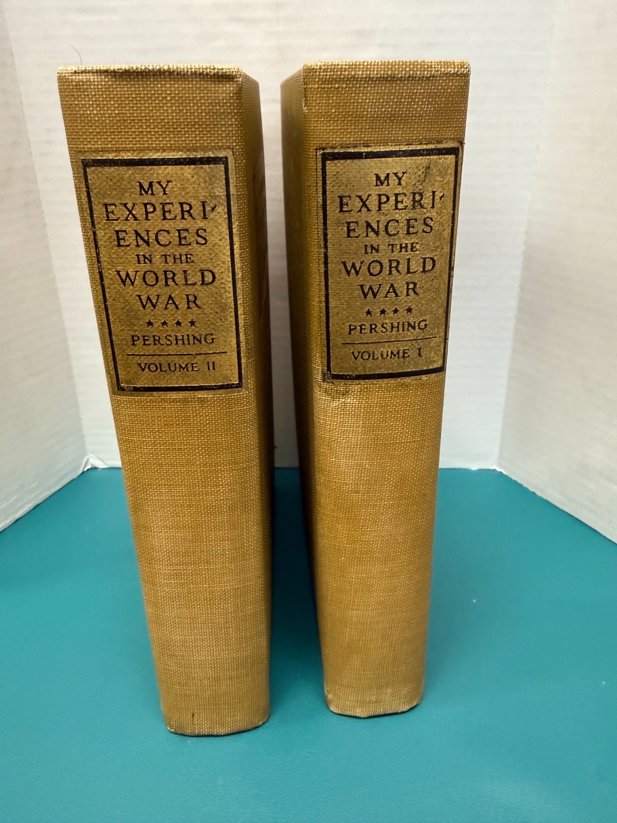 MY EXPERIENCES IN THE WORLD WAR, PERSHING, 1931, SIGNED