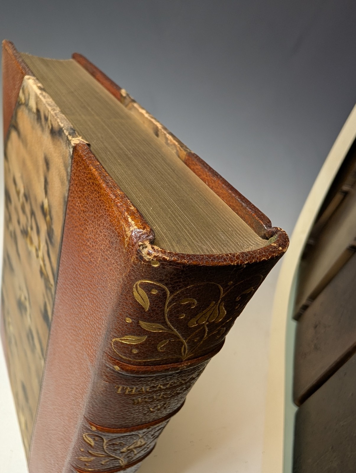 William Makepeace Thackeray’s Burlesques in beautiful leather 1869 Illustrated
