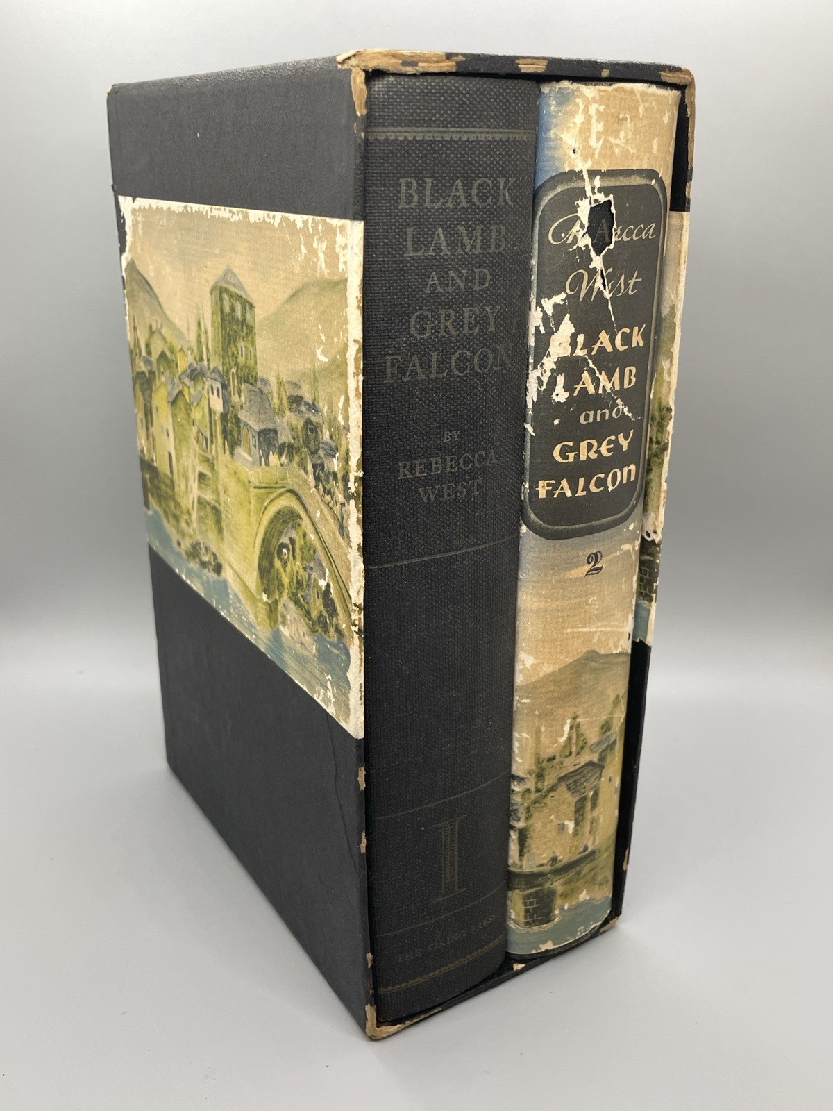 Black Lamb and Grey Falcon by Rebecca West 1941 First Edition Boxed Set