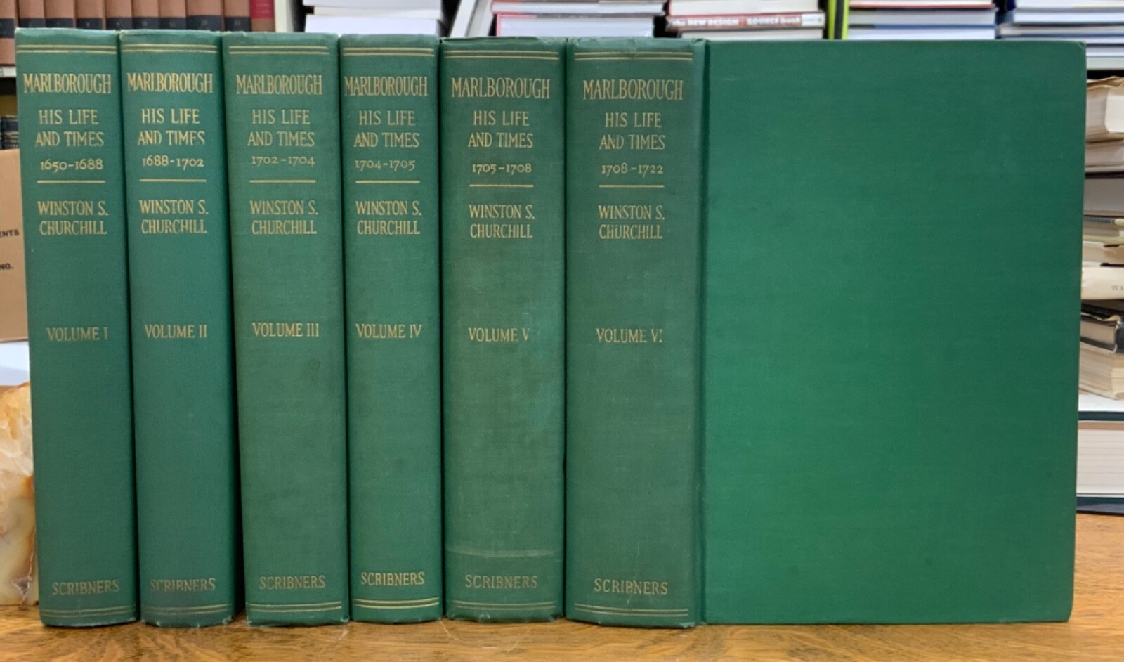 1938 Marlborough: His Life & Times – By Winston S. Churchill – Compl., 1st Am Ed