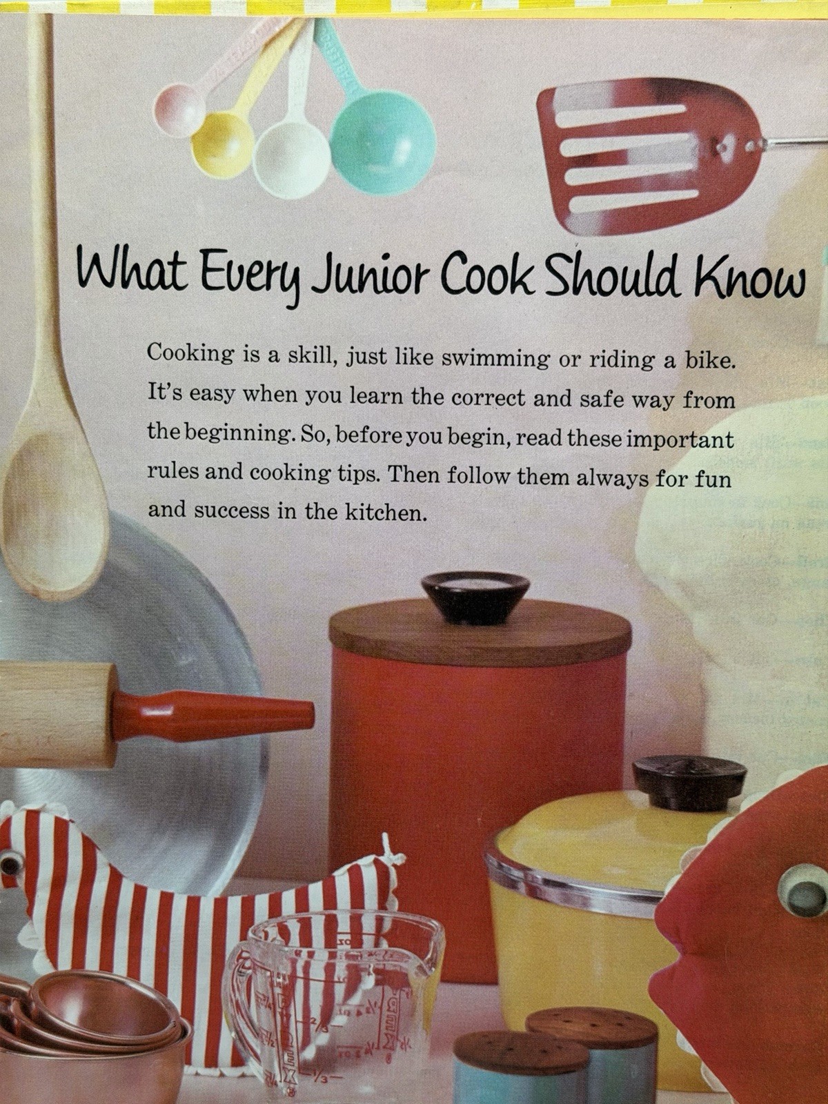 Betty Crocker’s New Boys and Girls Cook Book 1965 1st Edition 1st Printing
