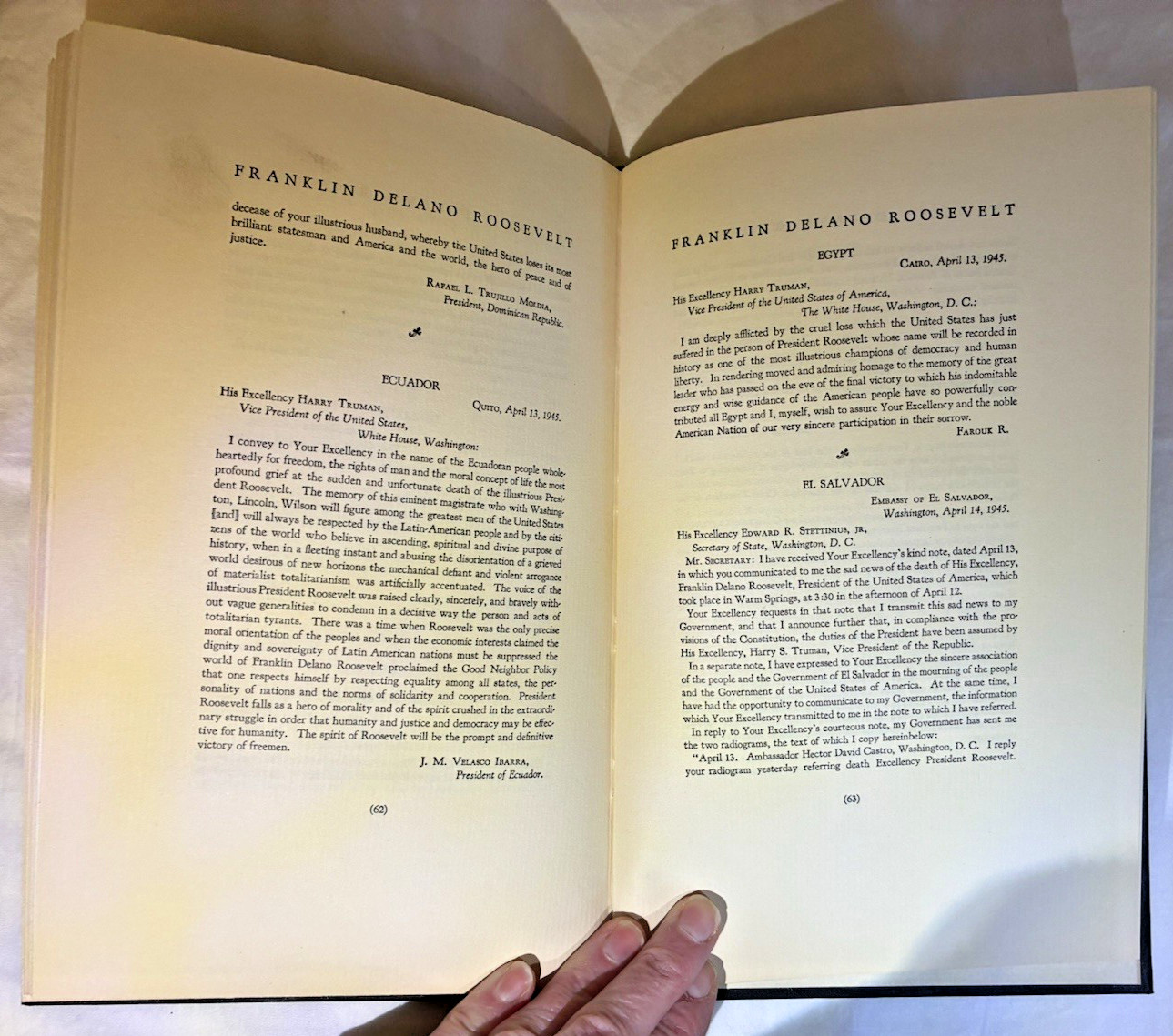 In Memoriam of FDR Late President Of The United States 1948 – Good Shape!