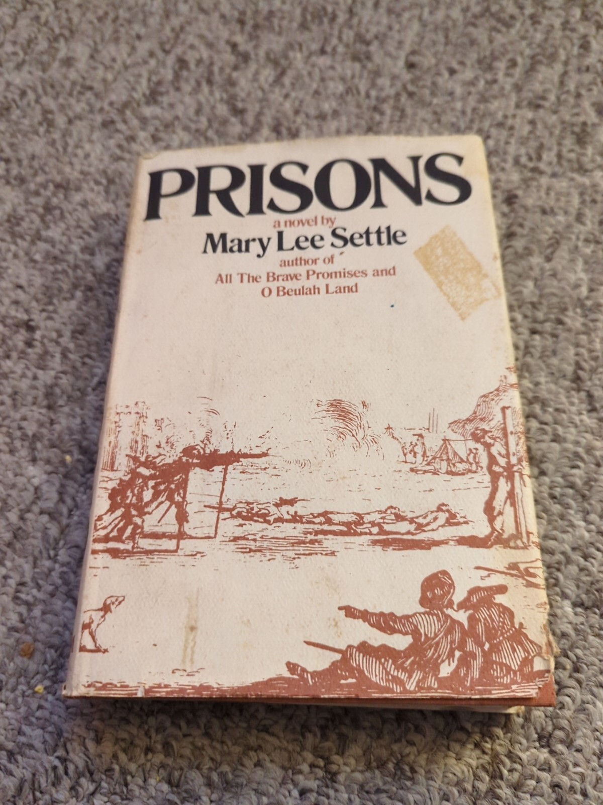 Prisons A Novel By Mary Lee Settle Hardcover Dust Jacket 1973