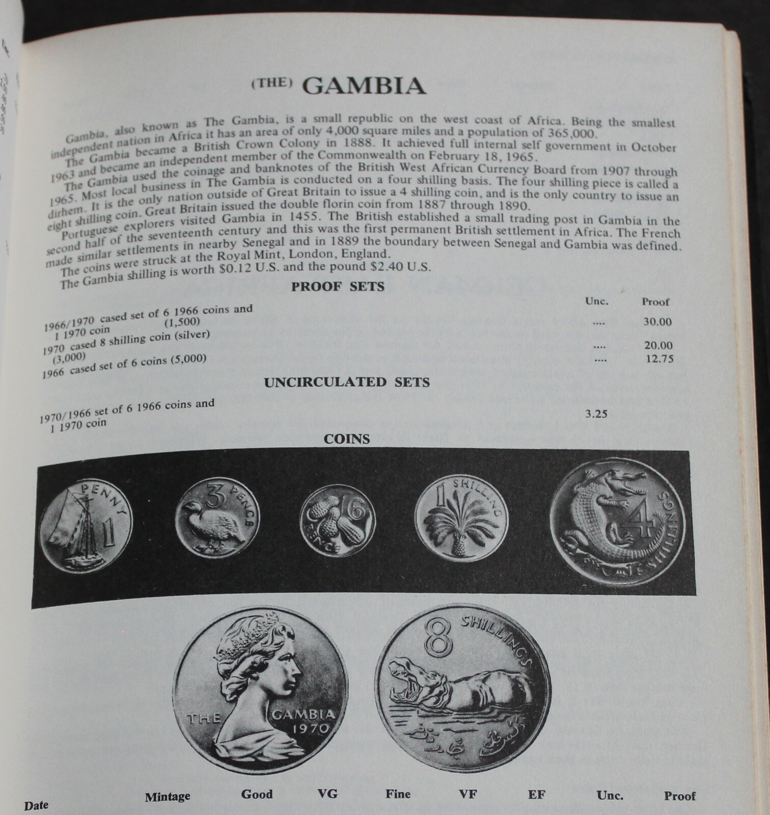 Vintage Guide Book & Catalog British Commonwealth Coins Signed By Author Rare