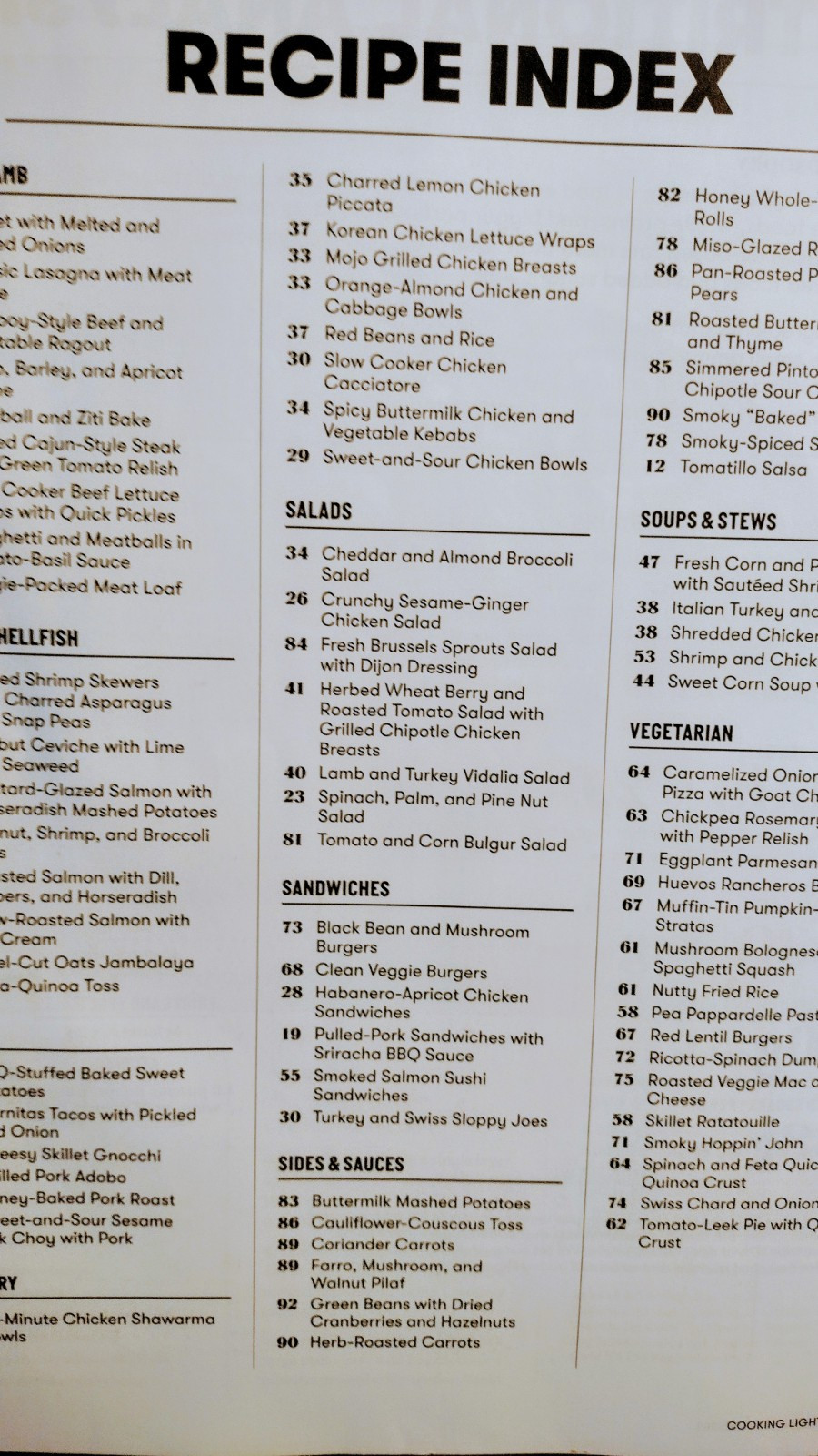 SPECIAL EDITION COOKING LIGHT MAKE-AHEAD RECIPES /06/1/18 COOKBOOK 80 RECIPES
