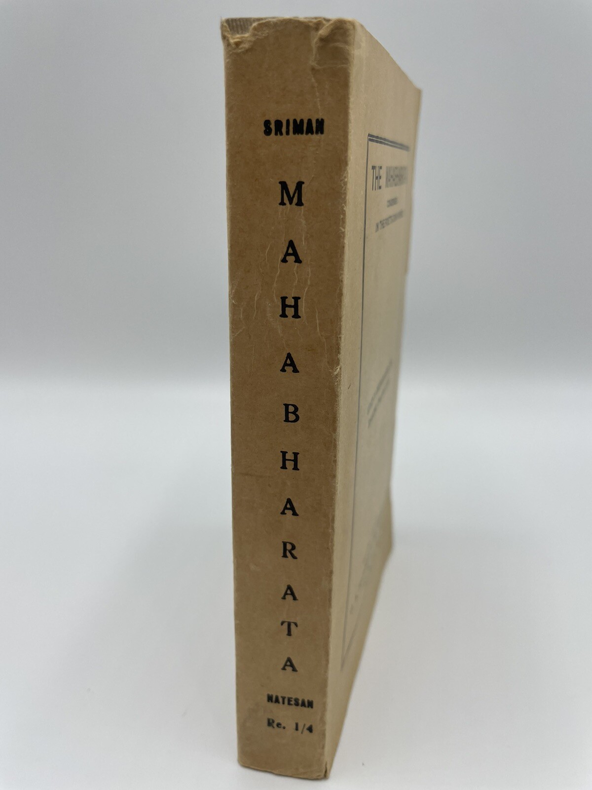 The Mahabharata second edition rare text in Devanagari and English PB Raghavan