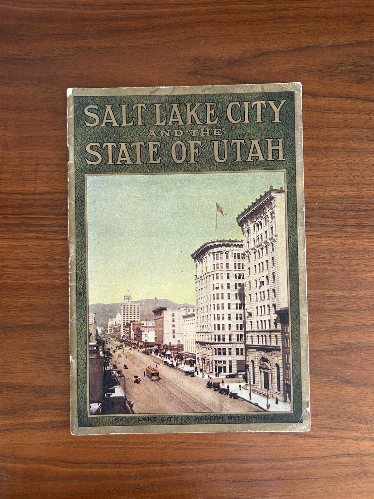 Vintage c.1915 Salt Lake City Utah Pamphlet Sunset Magazine Saltair Photos
