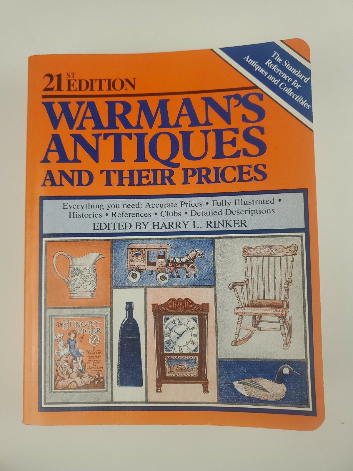 Warman’s 21st edition Antiques and Their Prices by Harry L. Rinker 1987