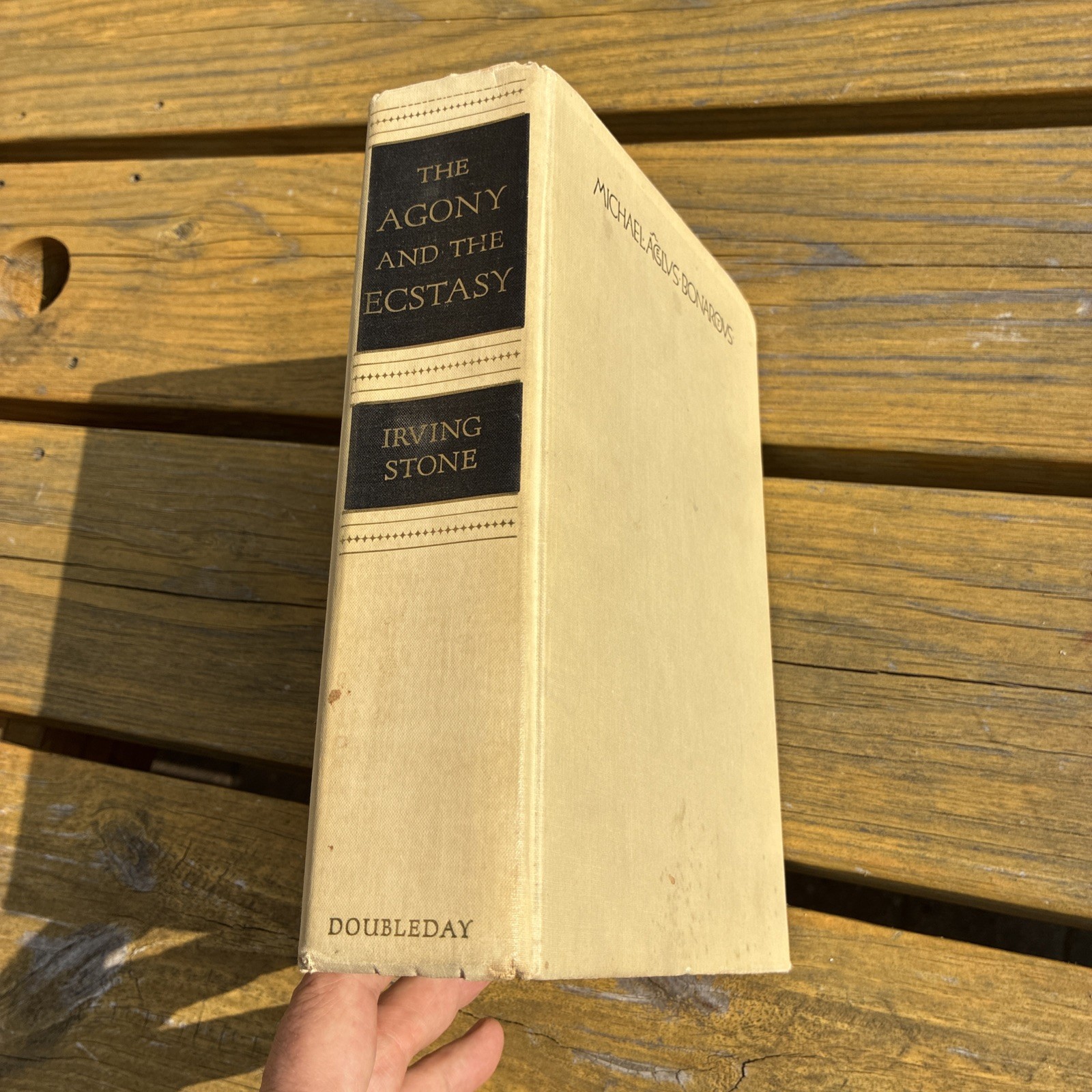The Agony and the Ecstasy A Novel of Michelangelo Irving Stone 1961 1st Edition
