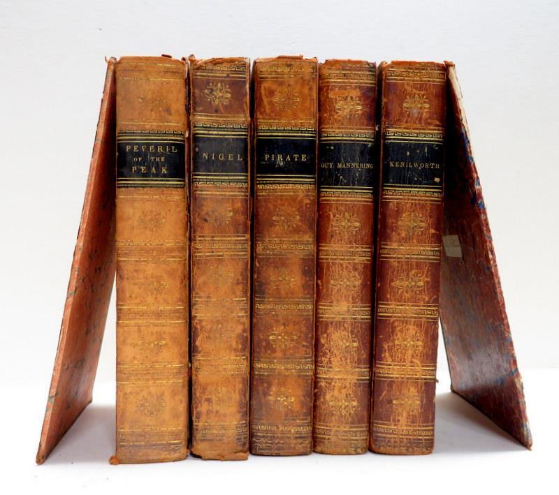 Lot of 5 Antique Walter Scott Books 1920’s Hardcover