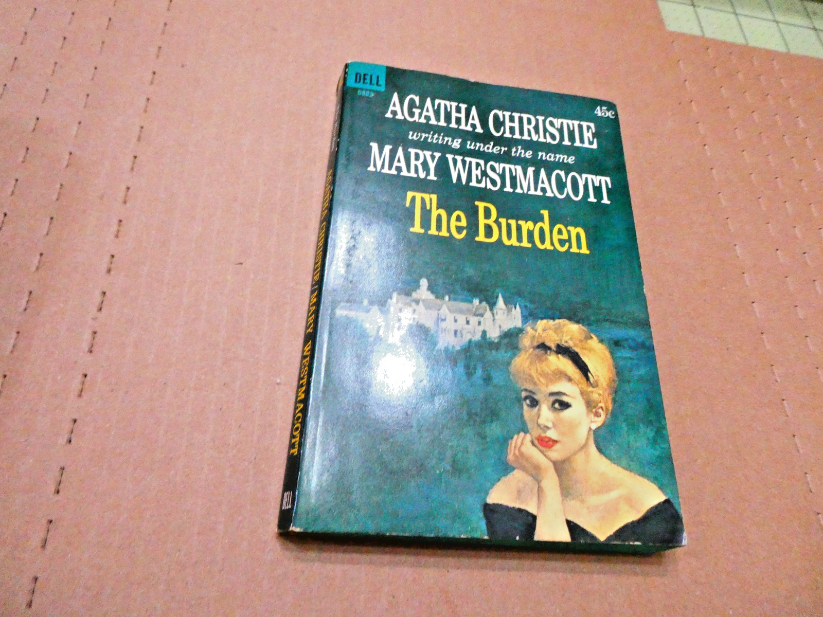 THE BURDEN BY AGATHA CHRISTIE 1963 DELL BOOKS MYSTERY PB