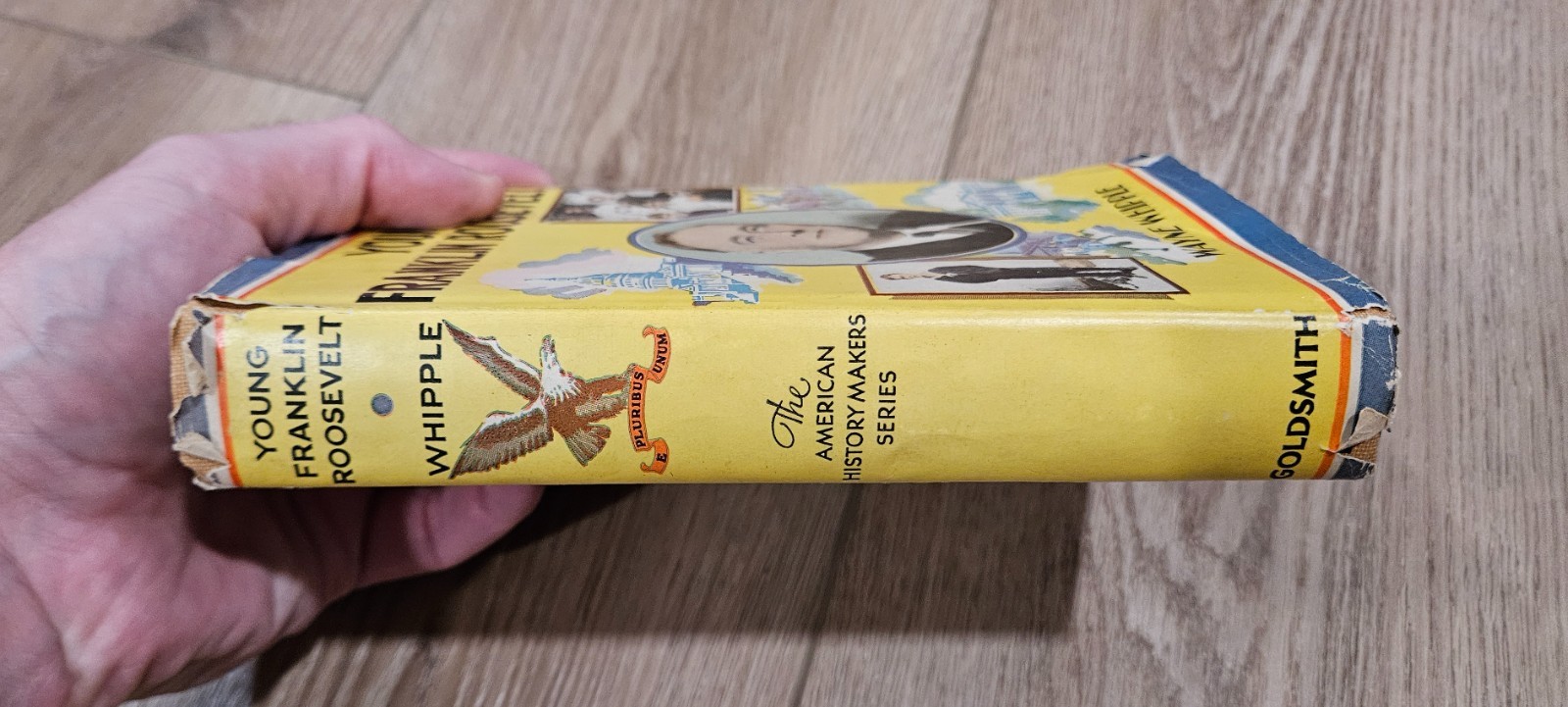 Young Franklin Roosevelt by Wayne Whipple HC DJ Goldsmith Publishing Co 1934