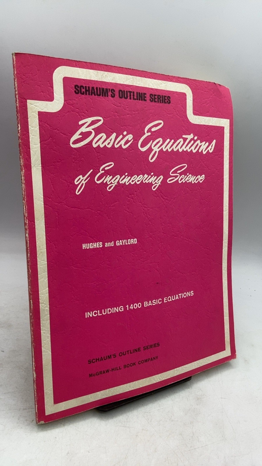Basic Equations of Engineering Science William F. Hughes, Ph.D. and Eber W. G…
