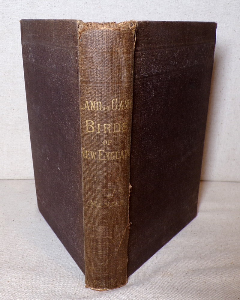 The Land birds and Game-birds of New England Henry Davis Minot 1877 1st