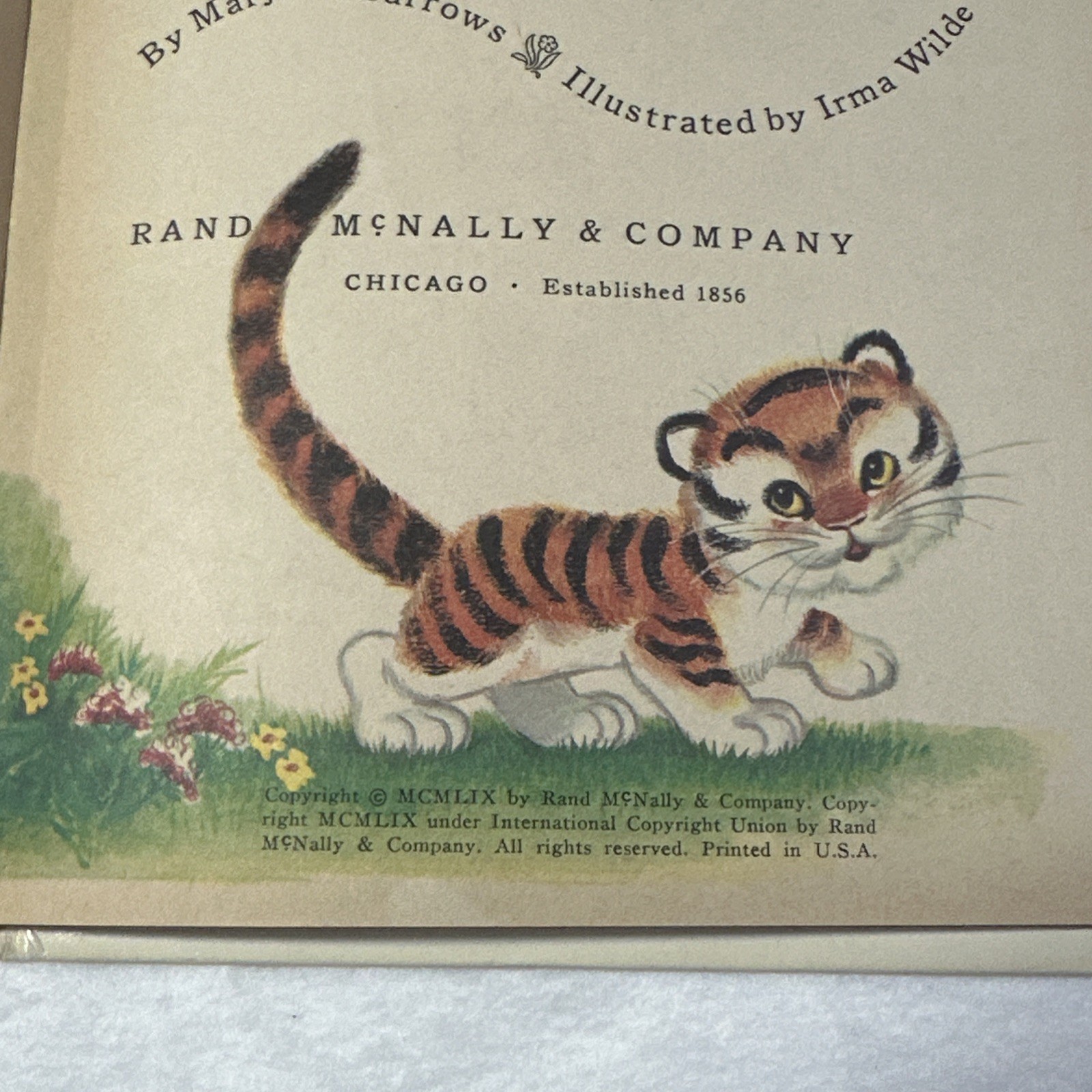 Timothy, Tiger By Marjorie Barrows Vintage Children’s Storybook First Edition