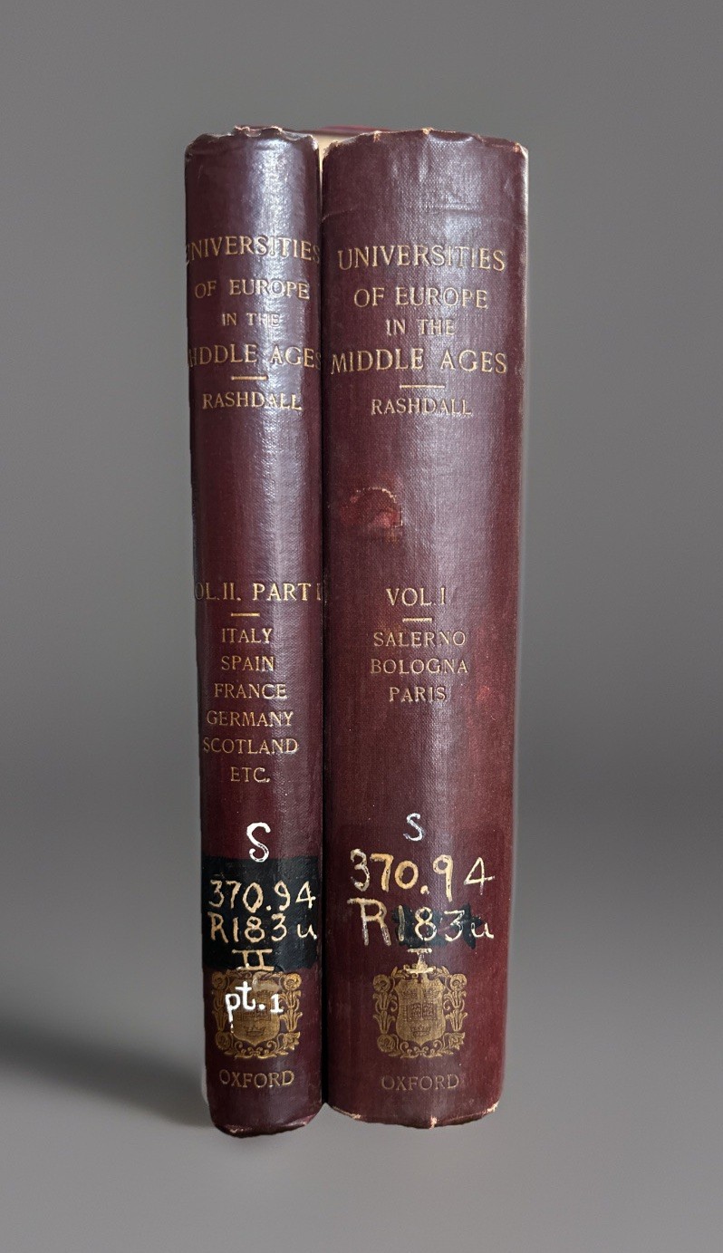 The Universities of Europe in the Middle Ages- Hastings Rashdall, Vs 1, 2, 1895