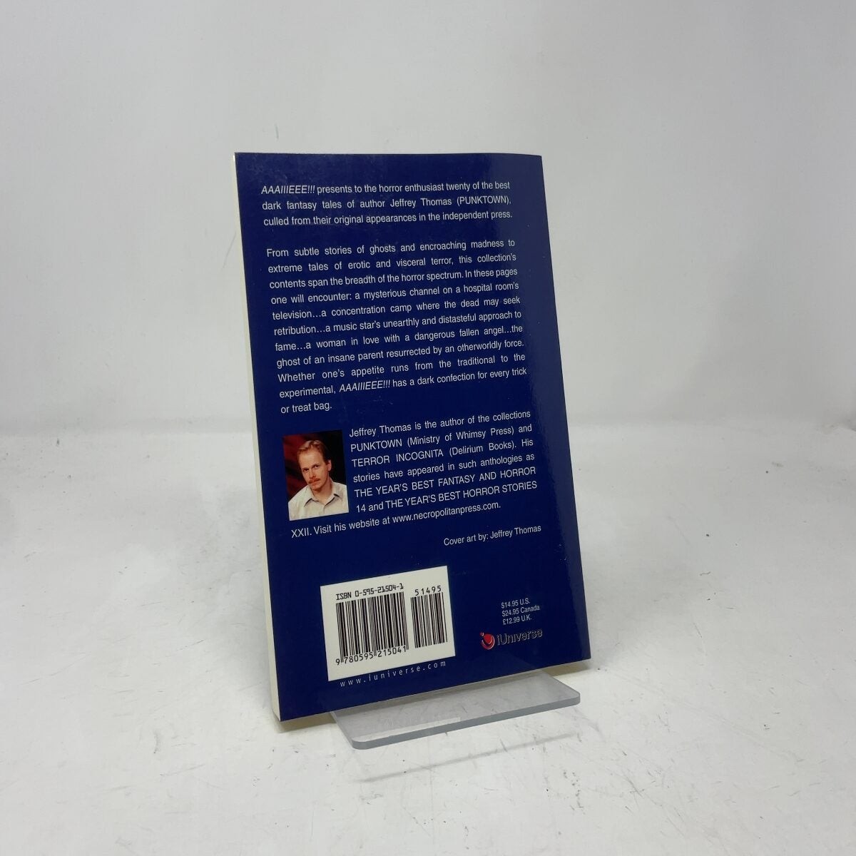 Aaaiiieee!!! by Jeffrey Thomas PB First Edition Like New 2002