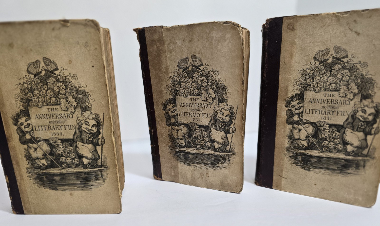 1831, 1832, 1833 Comic Annual Anniversary 1st Ed Thomas Hood A. H. Bailey
