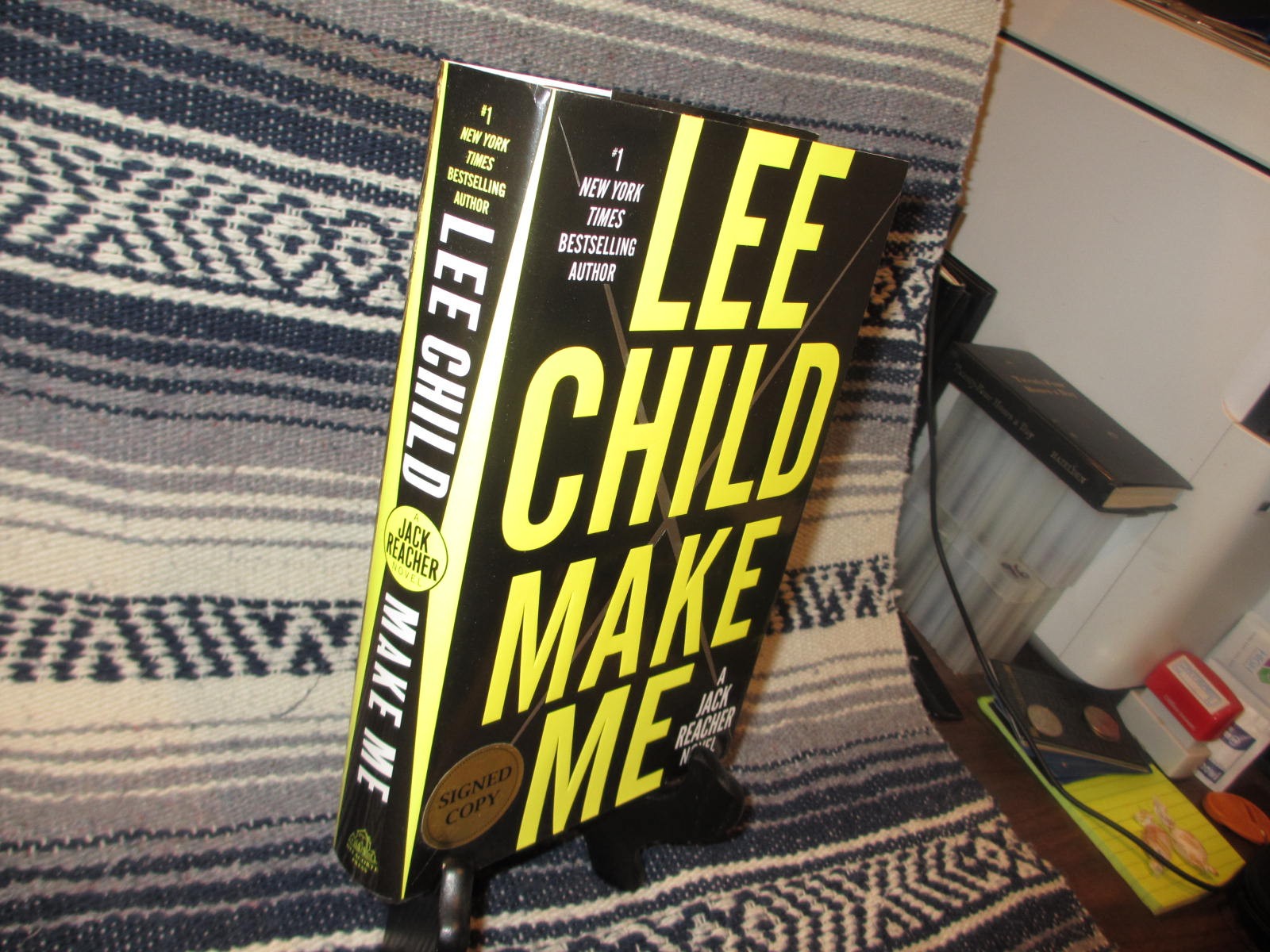 Make Me: Lee Child, Signed Hardcover; 1st/1st Edition [ A Jack Reacher Novel ]