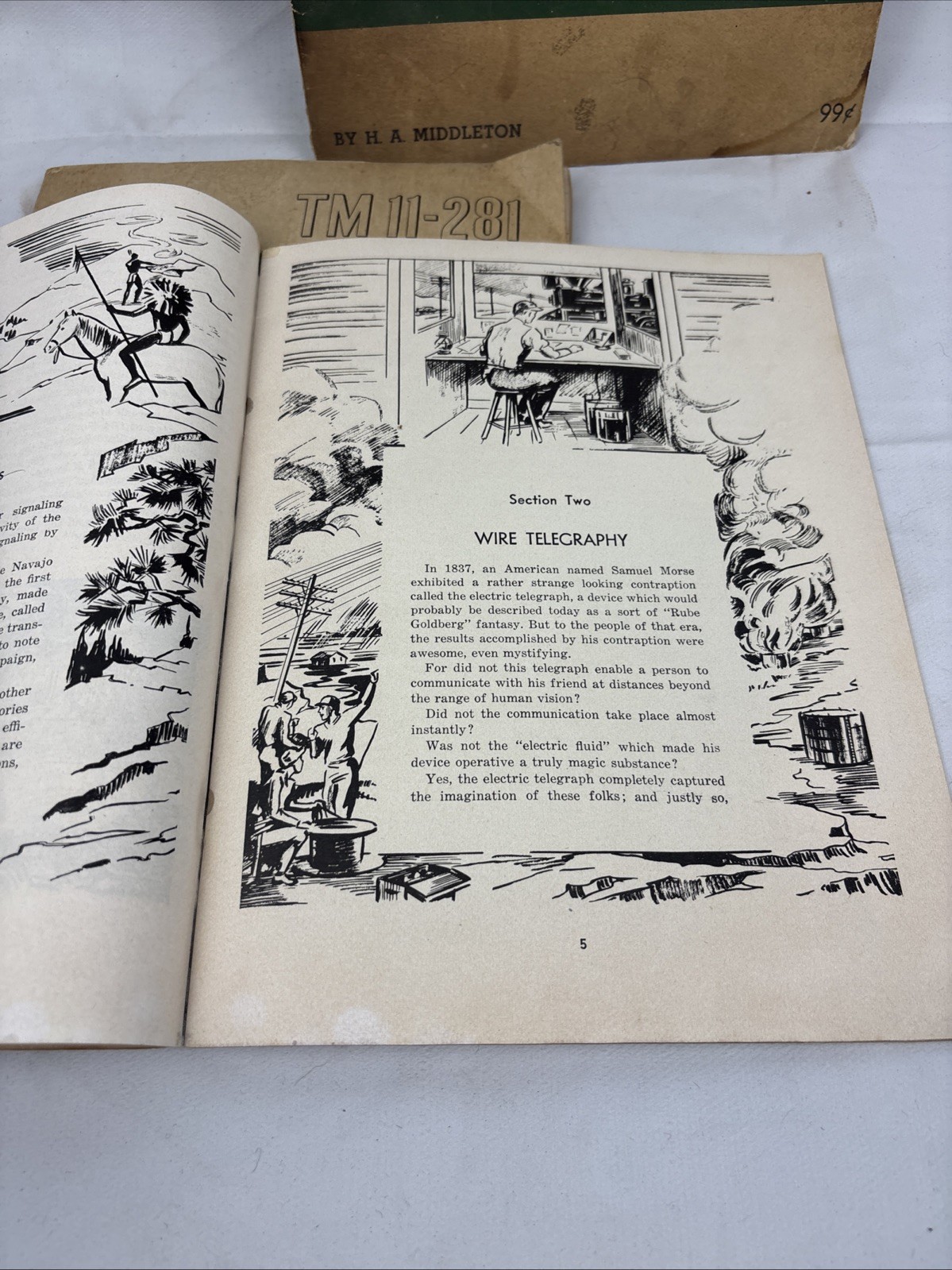 WWII & Korean War Army Electronics Technical Manual Lot TM 11-281 11-660 Tube