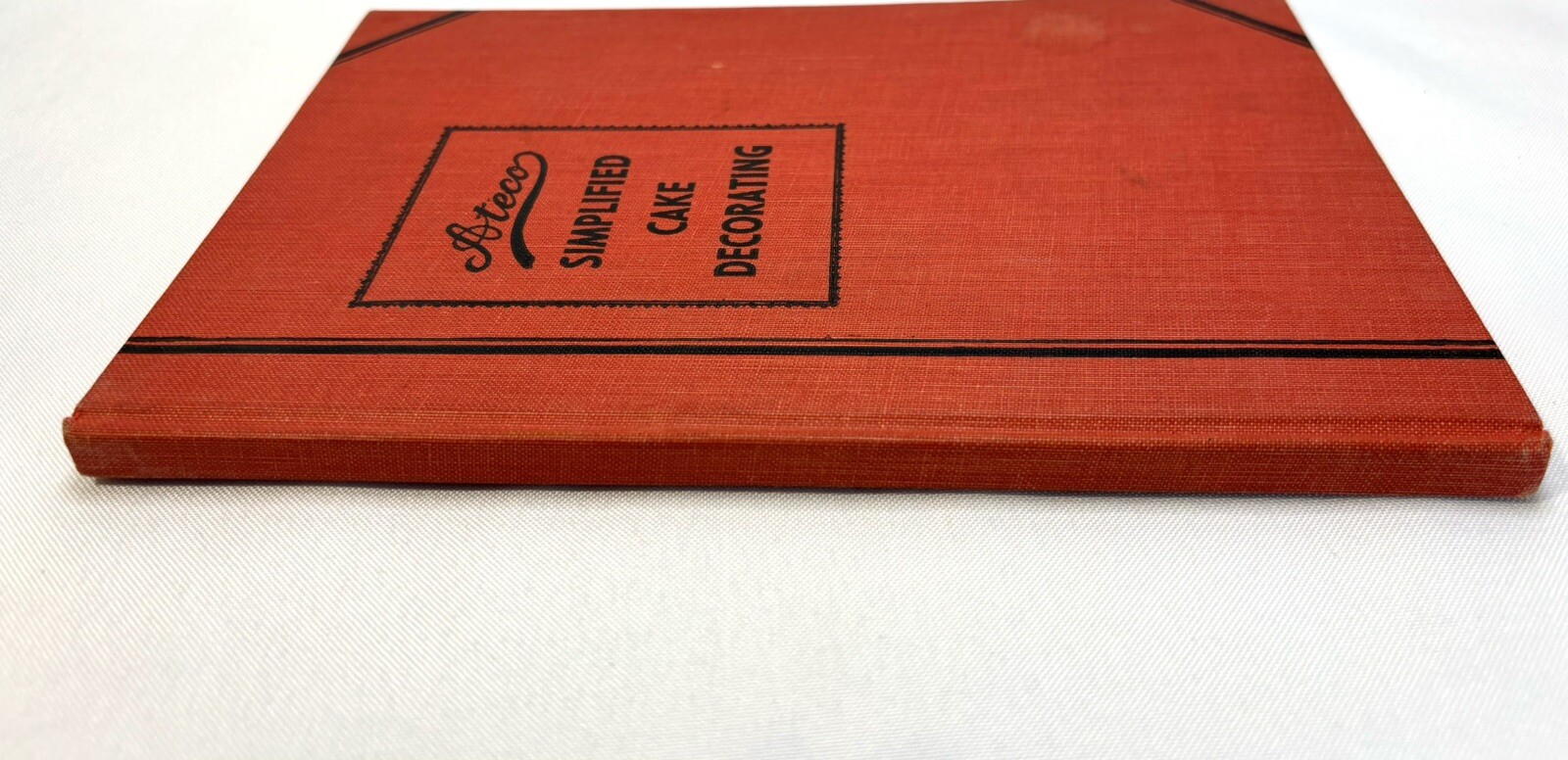 Ateco Simplified Cake Decorating Book 9th edition Vintage Baking